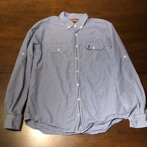 Ball and Buck Blue and White Gingham Shirt